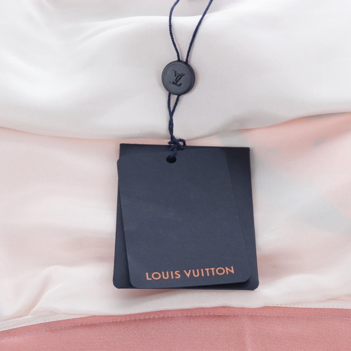 LOUIS VUITTON Skirt Silk Sun Yitian Collaboration 36 Pink LV Auth LN272M
