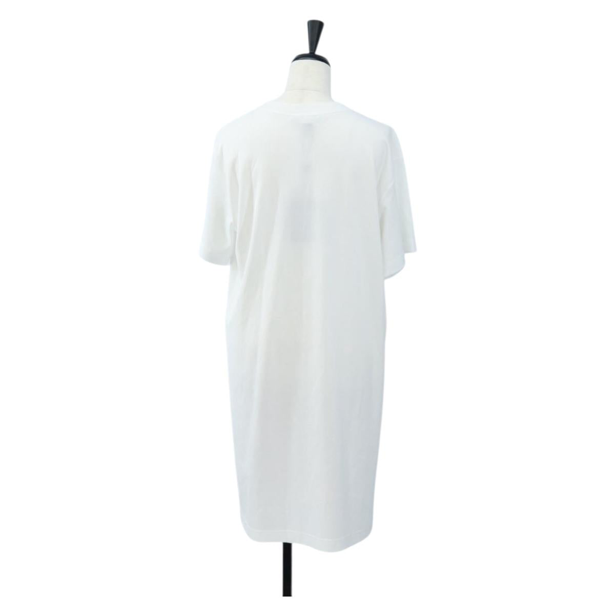 LOUIS VUITTON T Shirt Dress Cotton Sun Yitian collaboration XS White Auth LN274M
