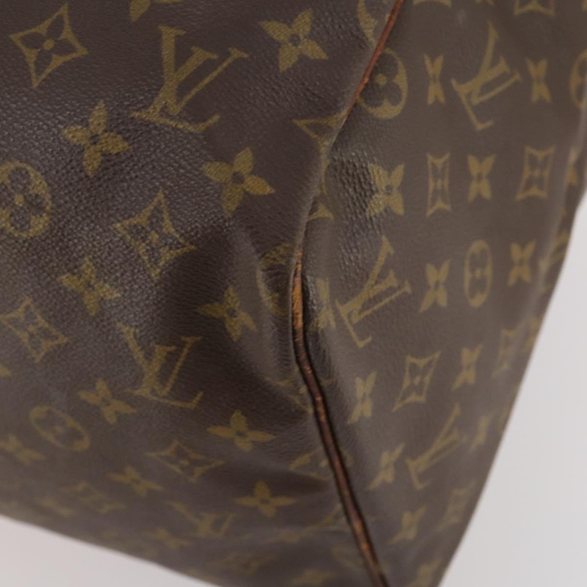 LOUIS VUITTON Monogram Sac Souple 55 Boston Bag M41622 LV Auth LNZ001