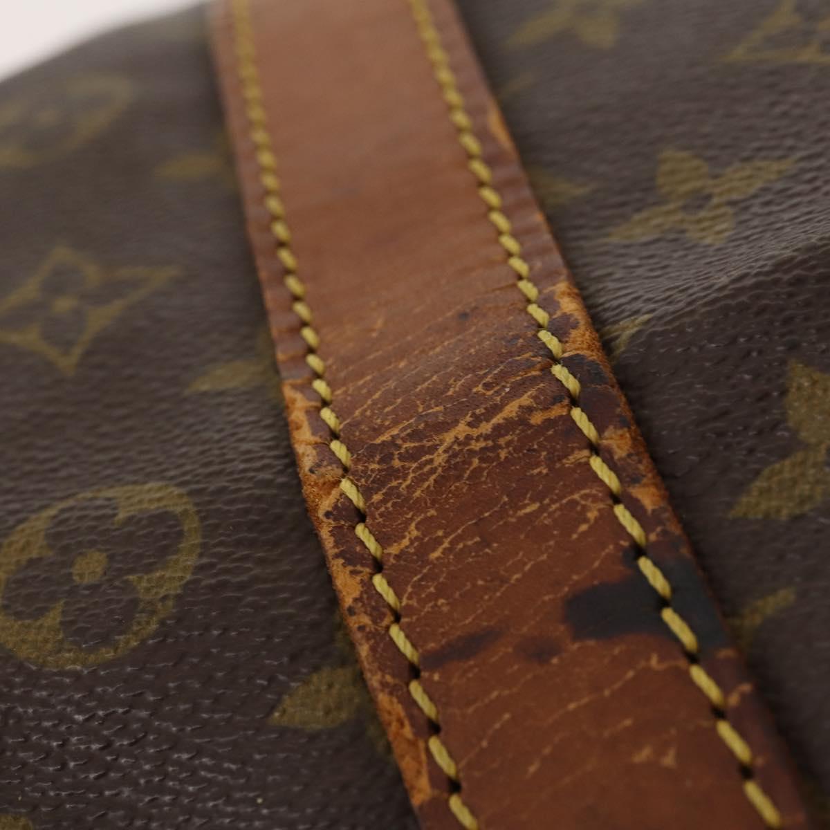 LOUIS VUITTON Monogram Sac Souple 55 Boston Bag M41622 LV Auth LNZ001