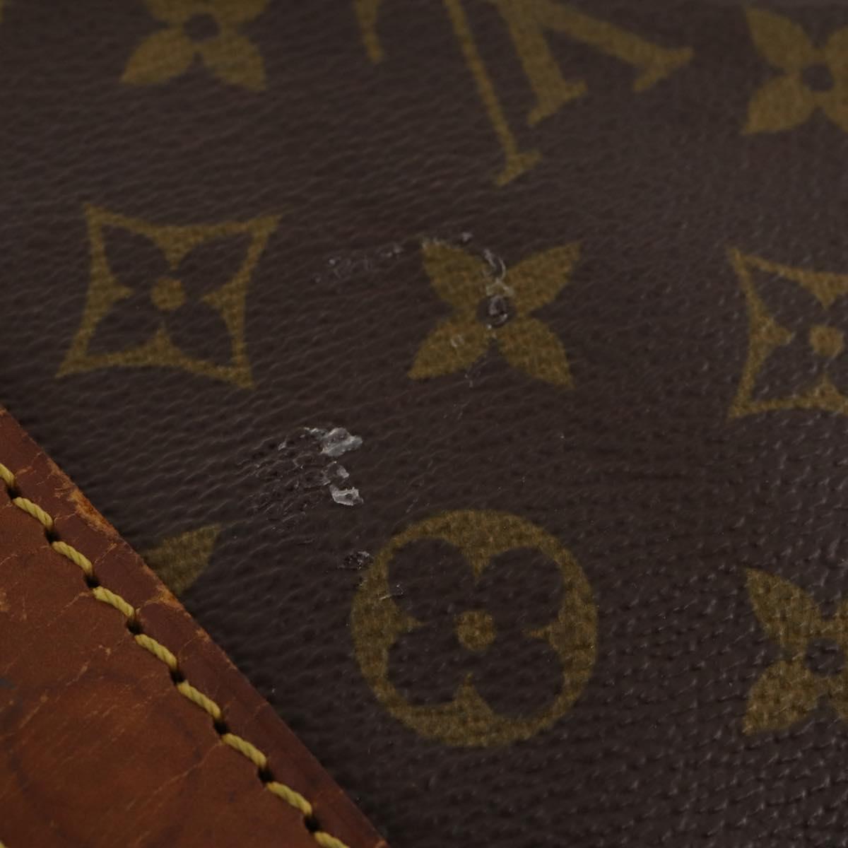 LOUIS VUITTON Monogram Sac Souple 55 Boston Bag M41622 LV Auth LNZ001