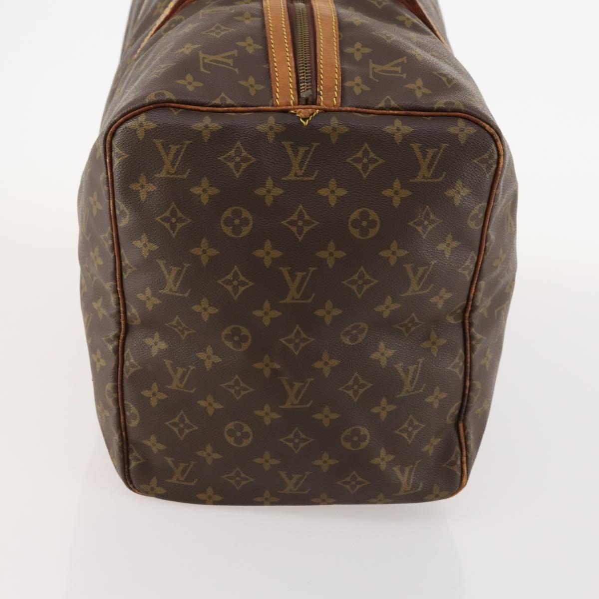 LOUIS VUITTON Monogram Sac Souple 55 Boston Bag M41622 LV Auth LNZ001