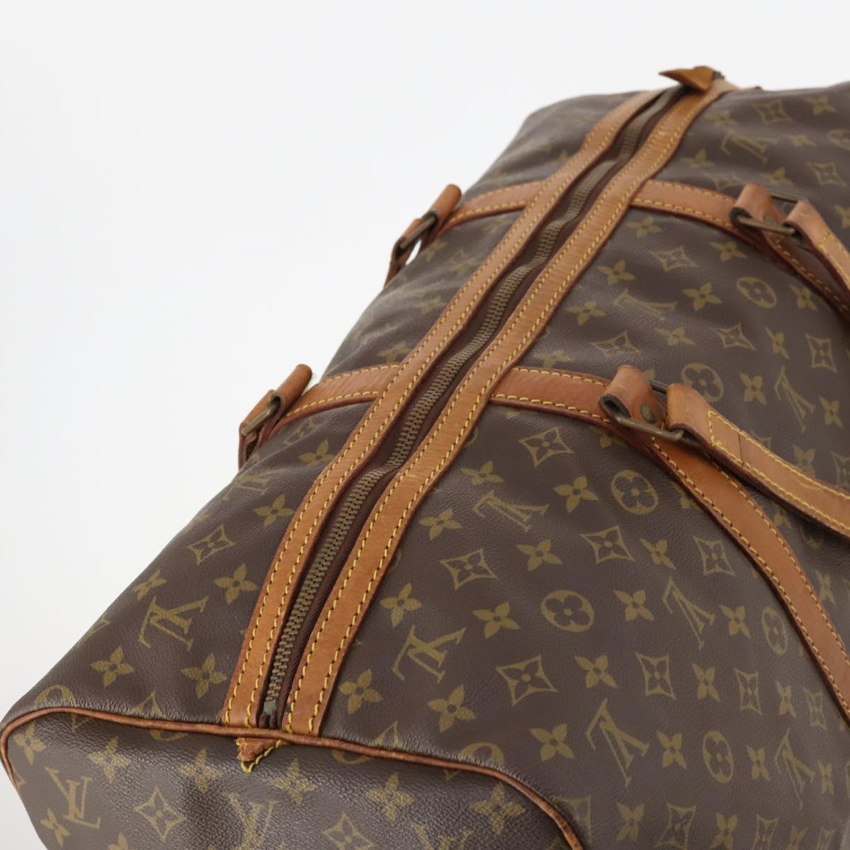 LOUIS VUITTON Monogram Sac Souple 55 Boston Bag M41622 LV Auth LNZ001