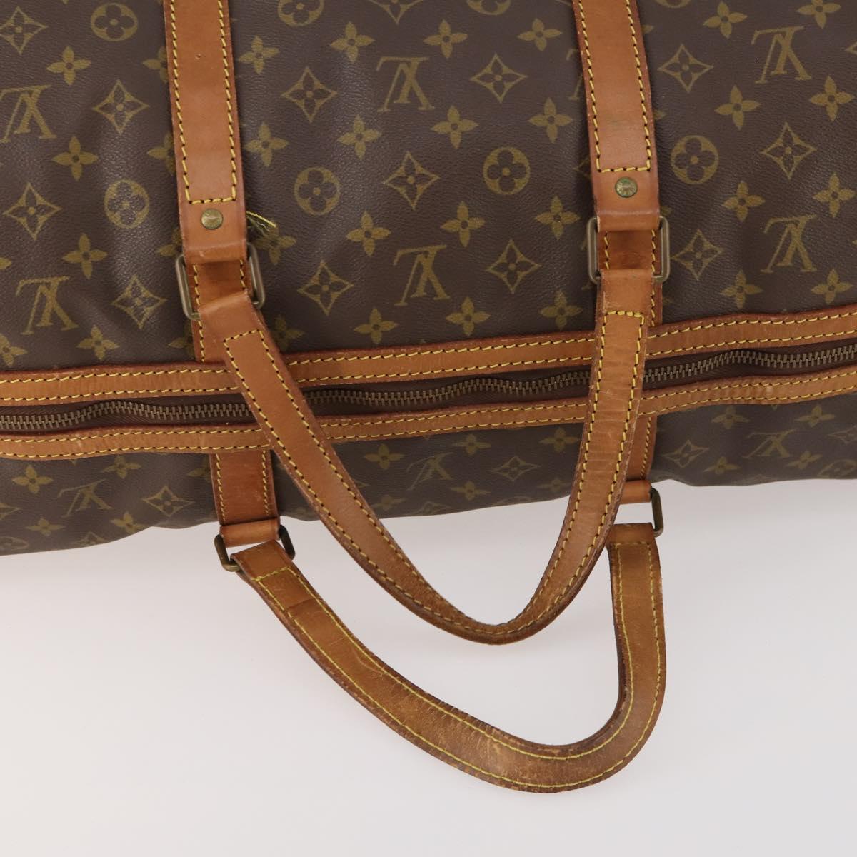LOUIS VUITTON Monogram Sac Souple 55 Boston Bag M41622 LV Auth LNZ001
