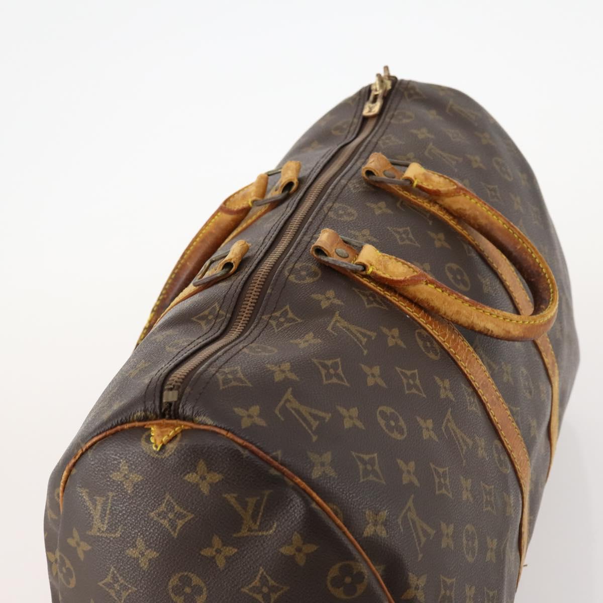 LOUIS VUITTON Monogram Keepall 45 Boston Bag M41428 LV Auth LNZ003