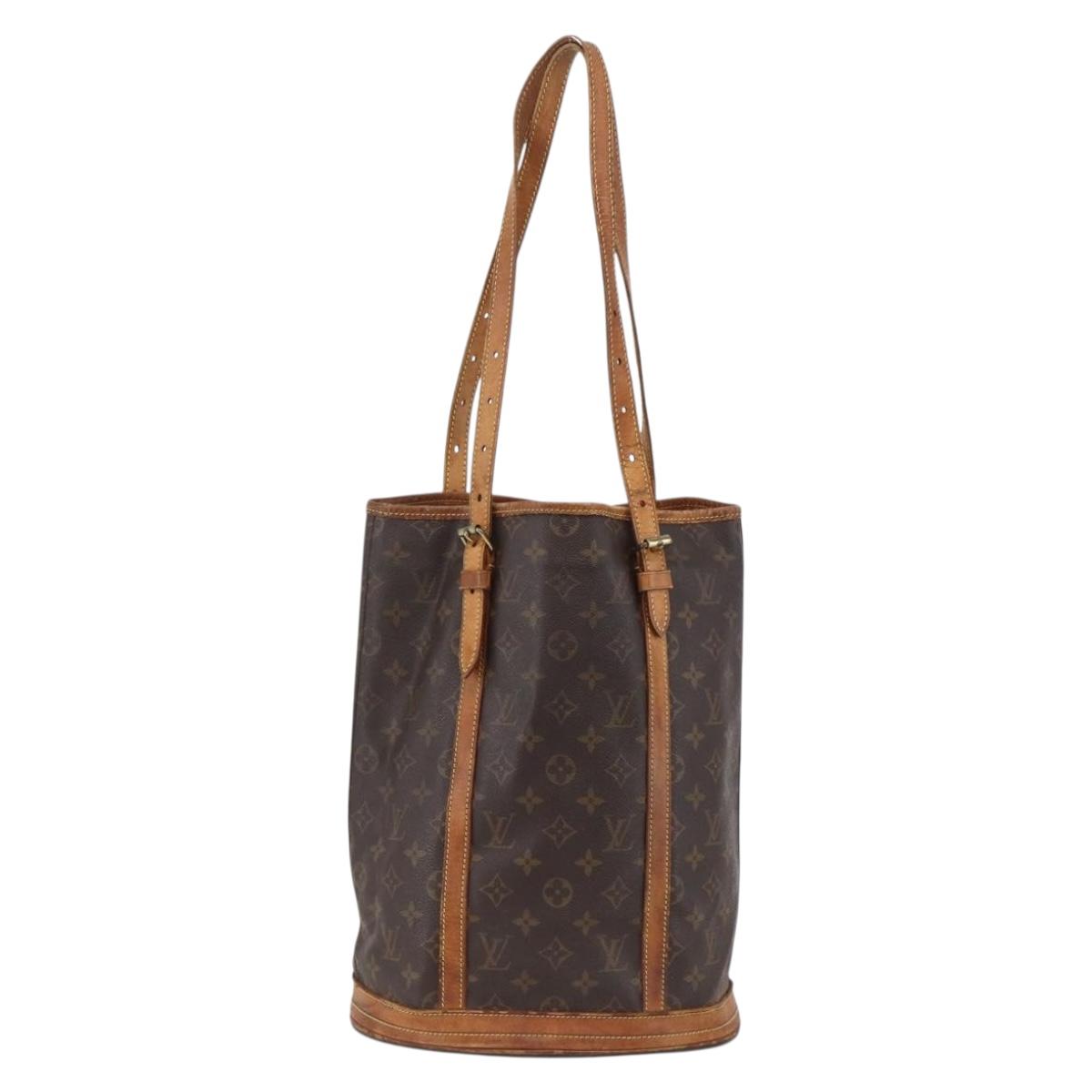 LOUIS VUITTON Monogram Bucket GM Shoulder Bag M42236 LV Auth LNZ004