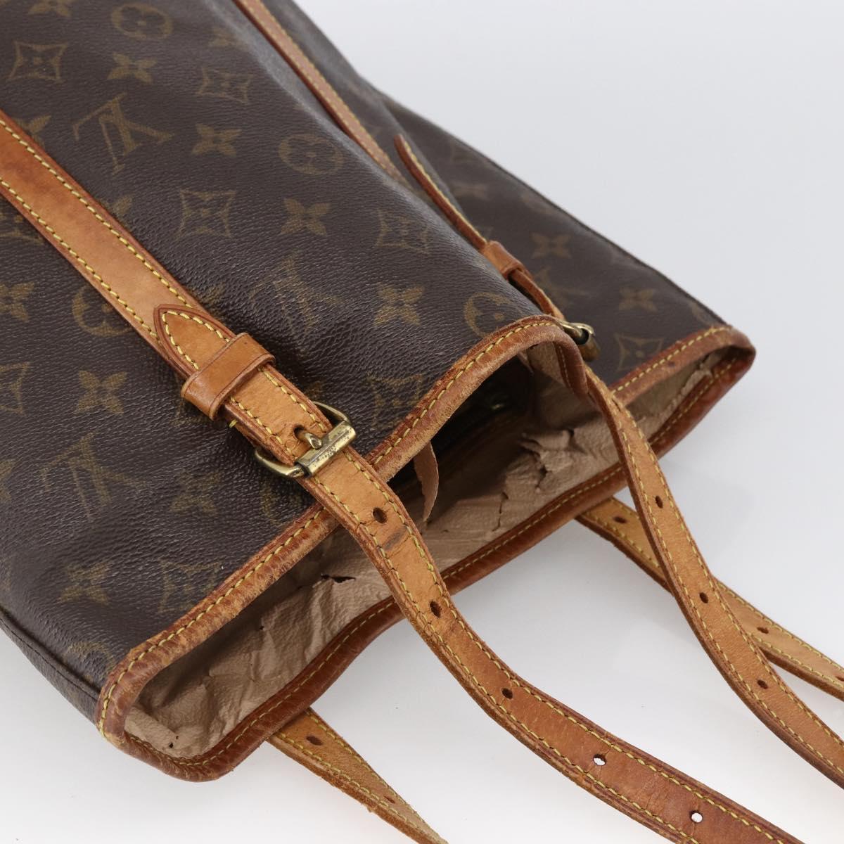 LOUIS VUITTON Monogram Bucket GM Shoulder Bag M42236 LV Auth LNZ004