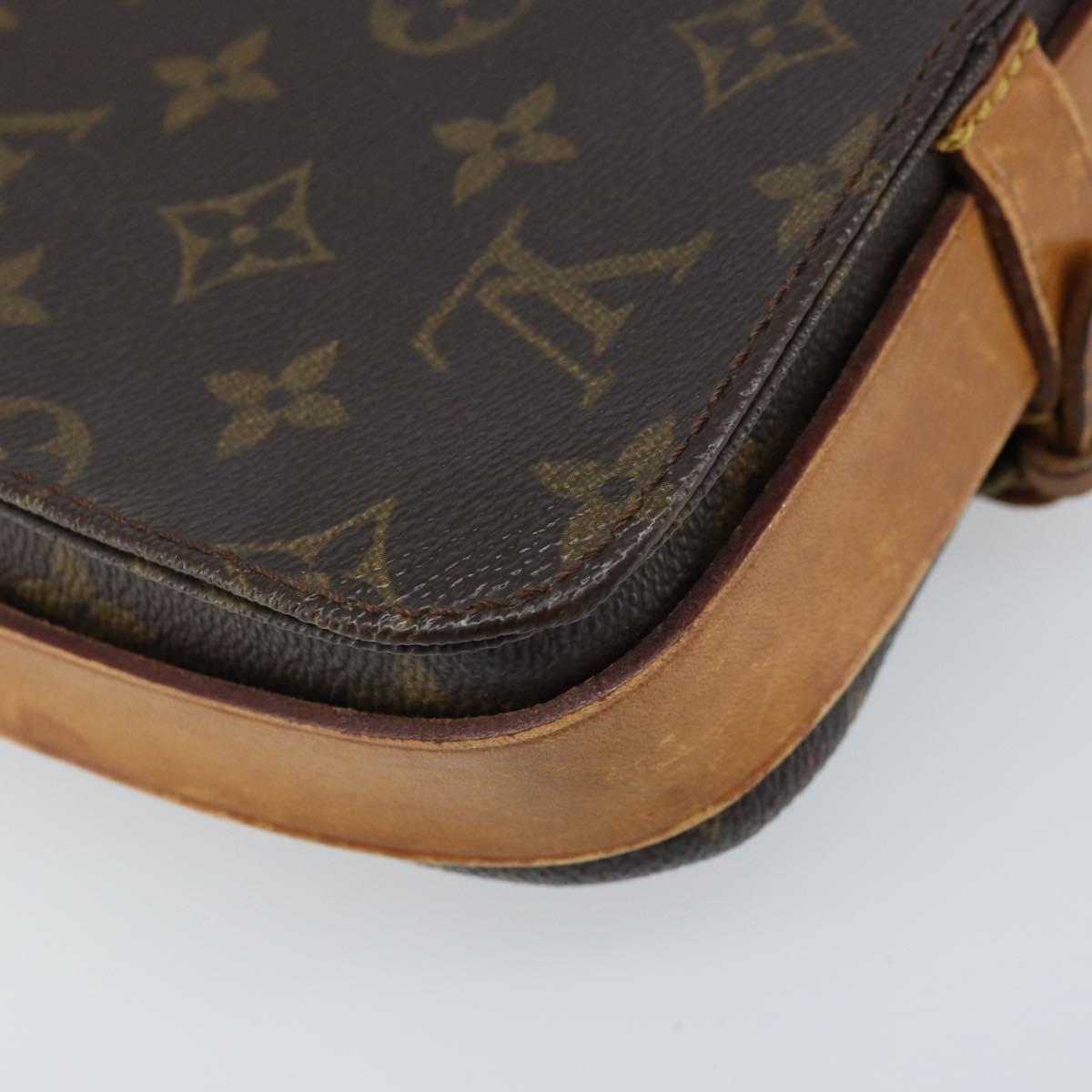 LOUIS VUITTON Monogram Cartouchiere PM Shoulder Bag M51254 LV Auth LNZ012