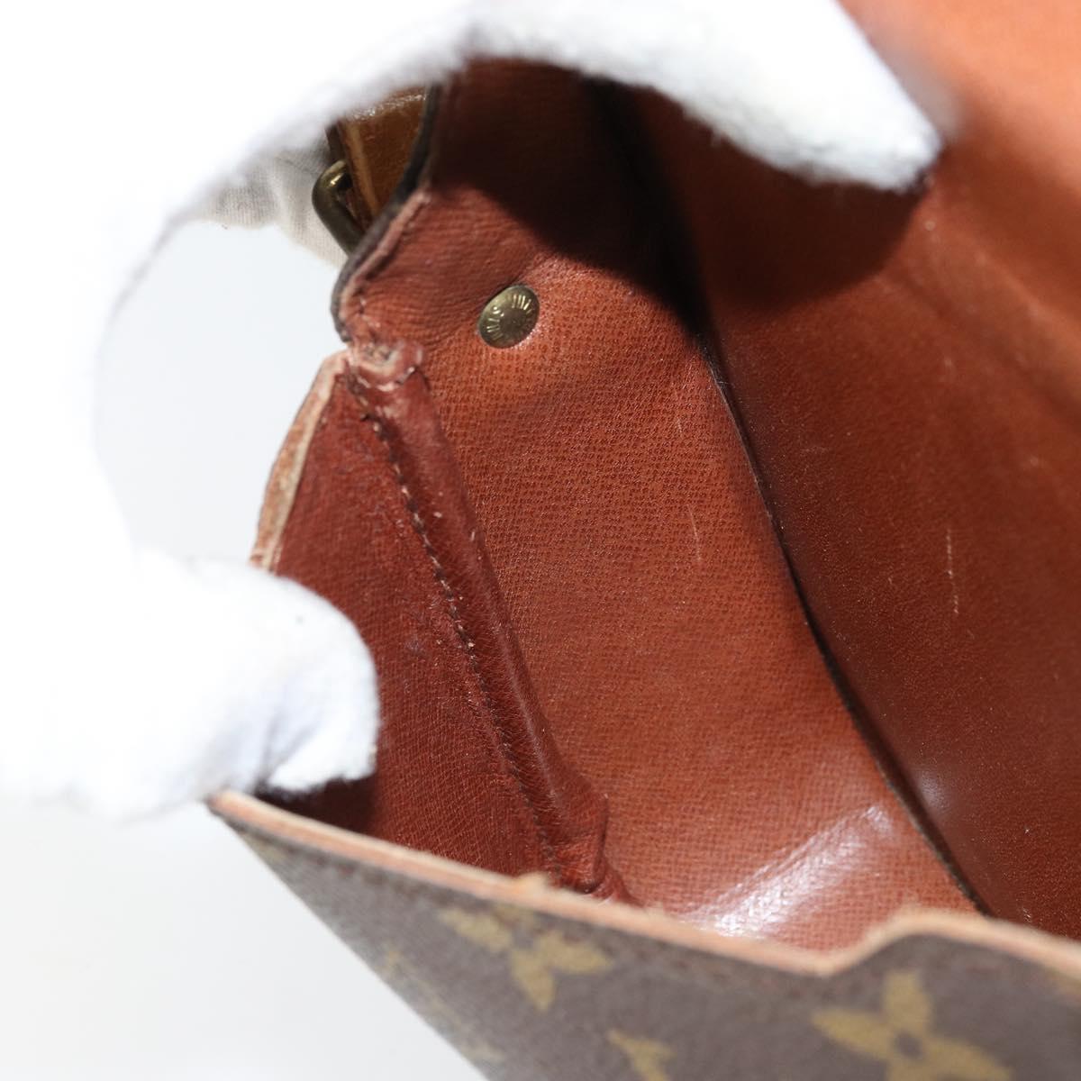 LOUIS VUITTON Monogram Cartouchiere PM Shoulder Bag M51254 LV Auth LNZ012
