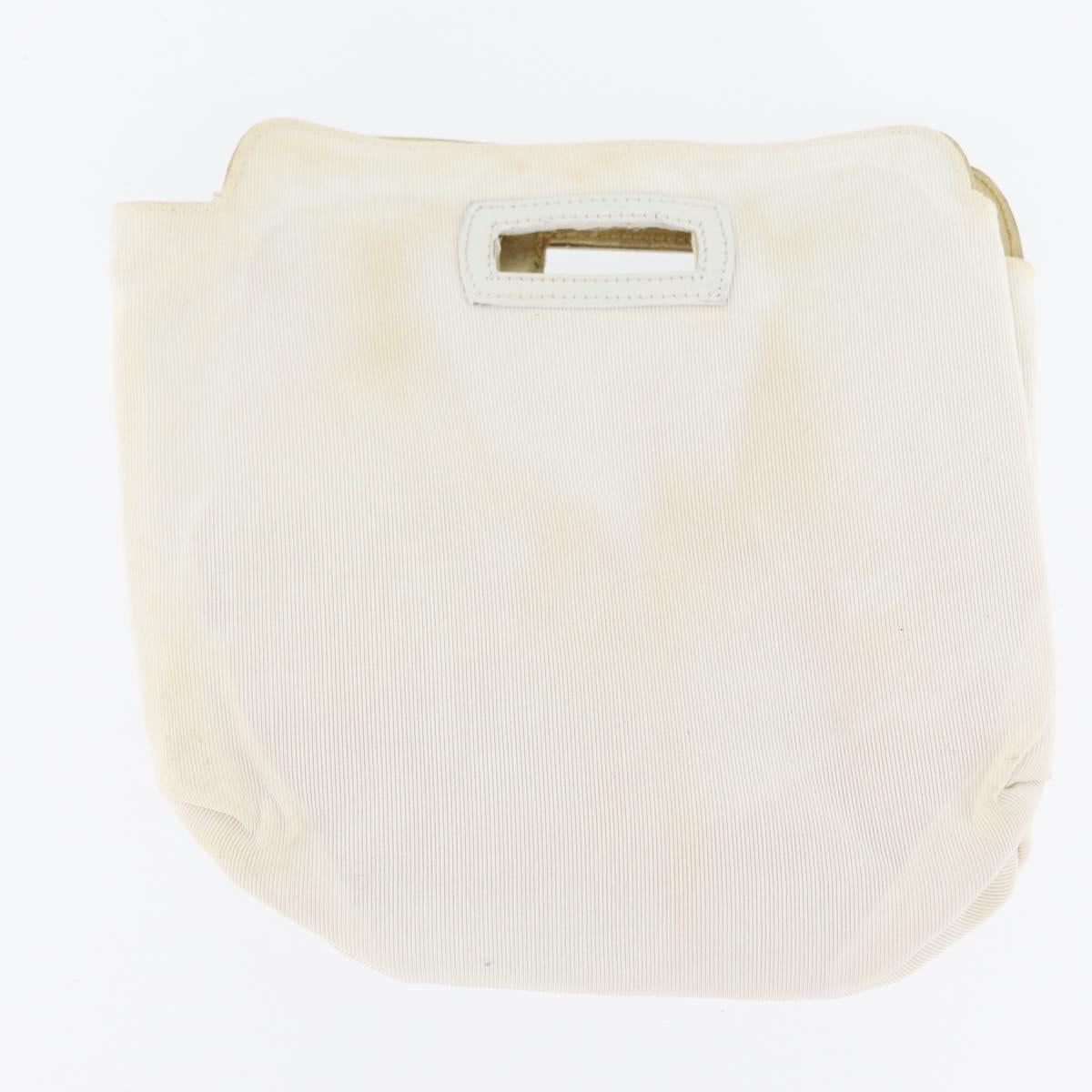 Salvatore Ferragamo Gancini Chain Bag plastic 2way Clear Gold Auth LNZ028