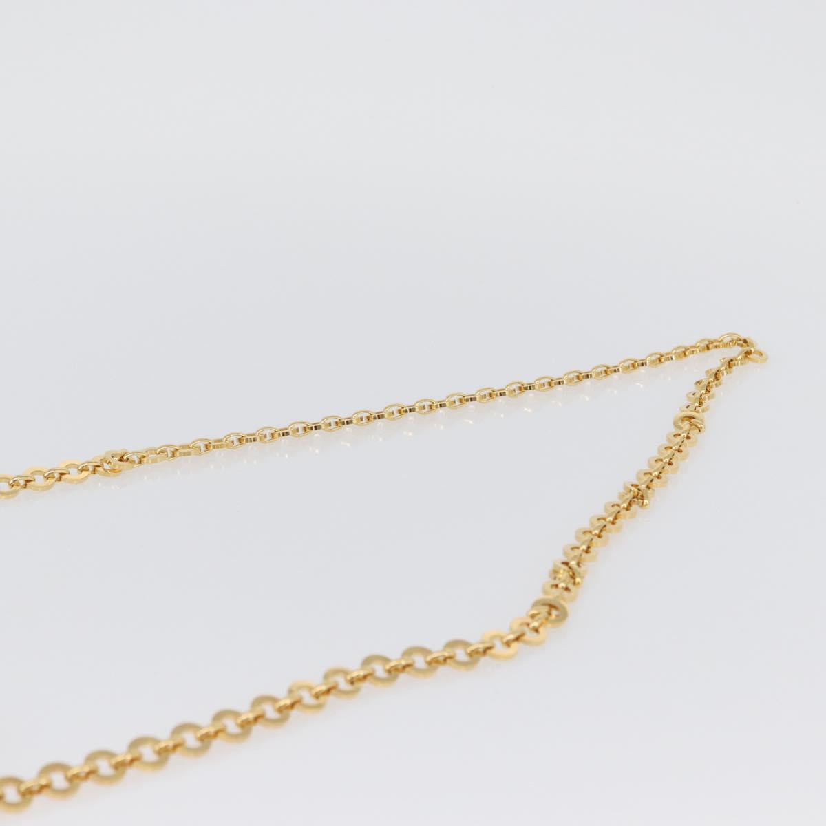 Salvatore Ferragamo Gancini Chain Bag plastic 2way Clear Gold Auth LNZ028