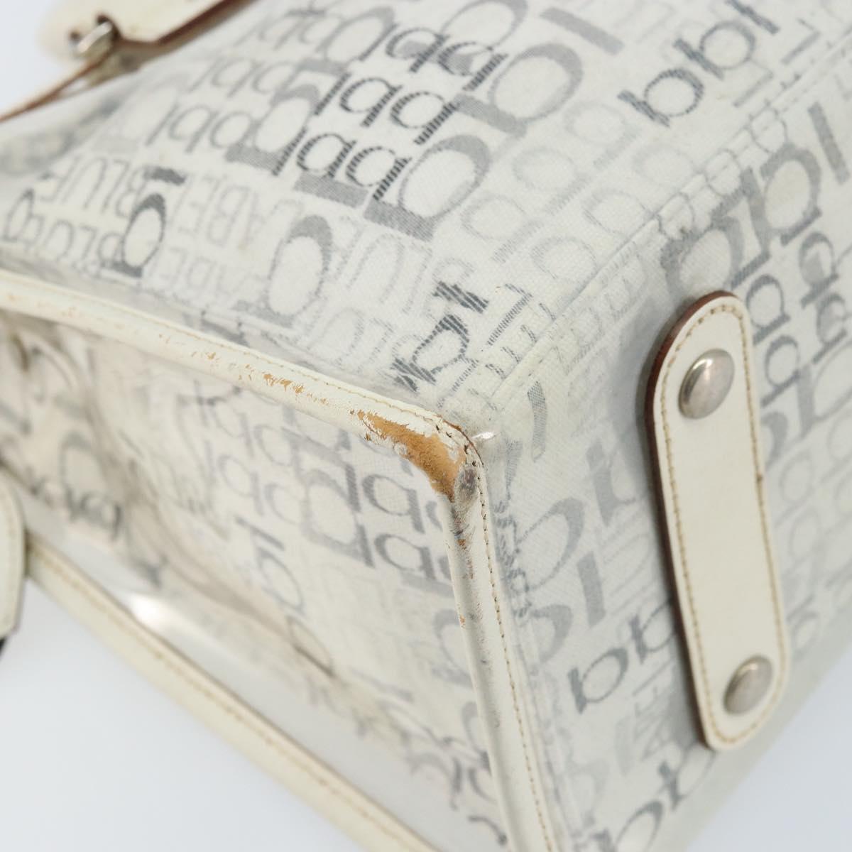 BURBERRY Hand Bag Vinyl Clear Auth LNZ033