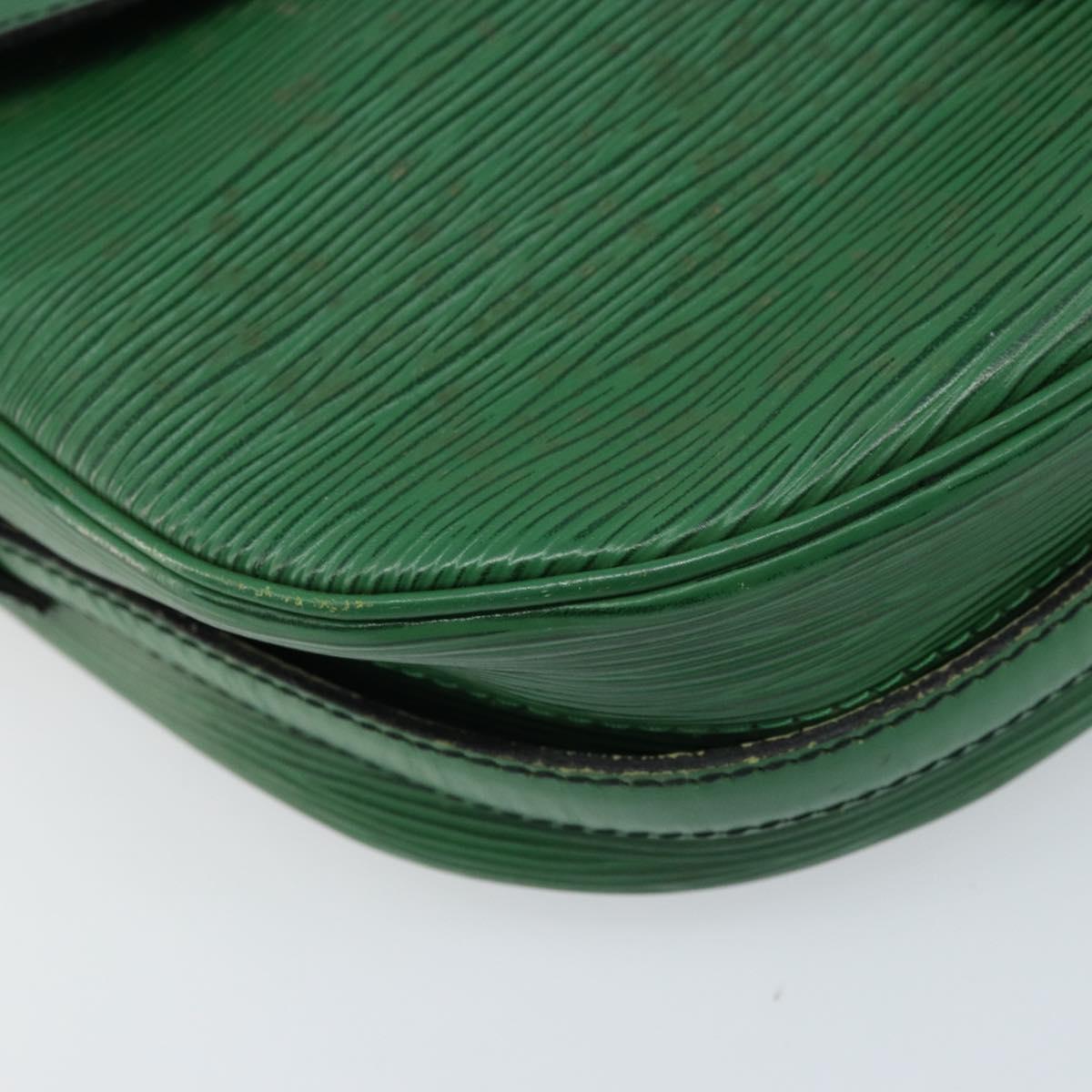 LOUIS VUITTON Epi Jeune Fille MM Shoulder Bag Green M52154 LV Auth LNZ042