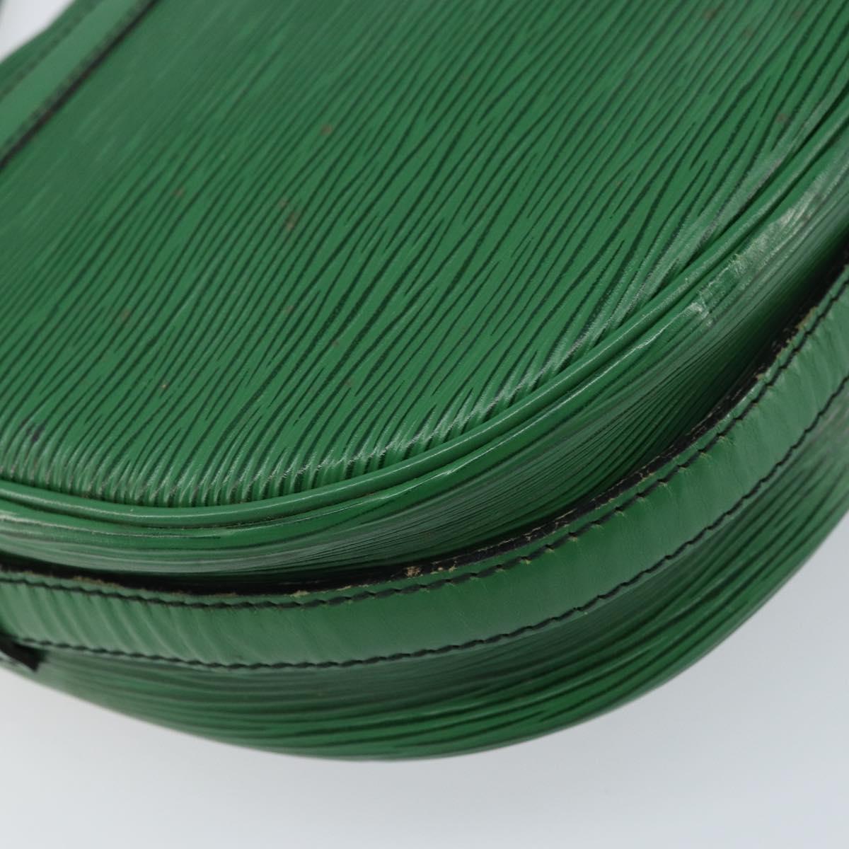 LOUIS VUITTON Epi Jeune Fille MM Shoulder Bag Green M52154 LV Auth LNZ042