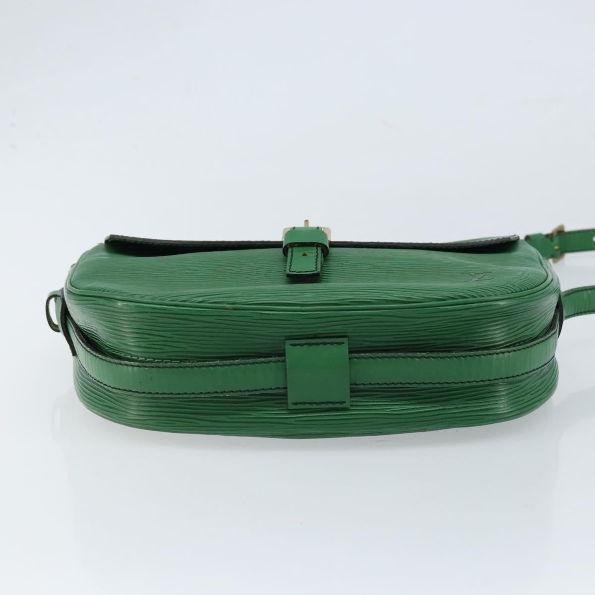 LOUIS VUITTON Epi Jeune Fille MM Shoulder Bag Green M52154 LV Auth LNZ042