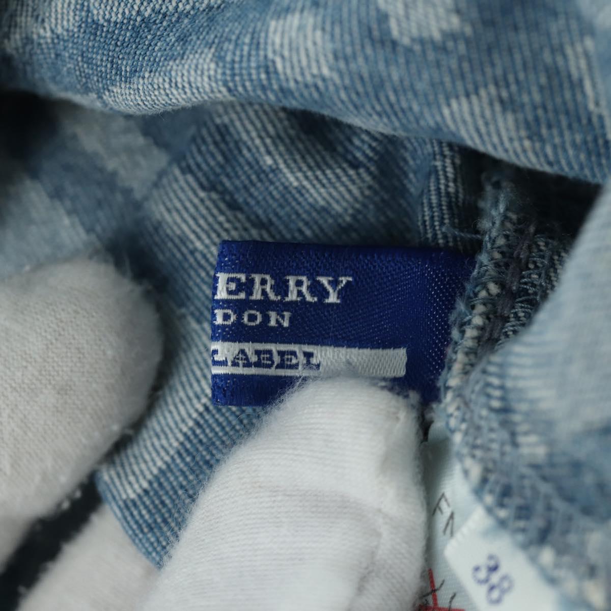 BURBERRY Nova Check One Piece Denim Blue Auth LNZ046V