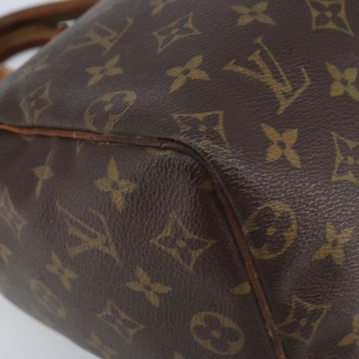 LOUIS VUITTON Monogram Speedy 25 Hand Bag M41528 LV Auth LNZ049