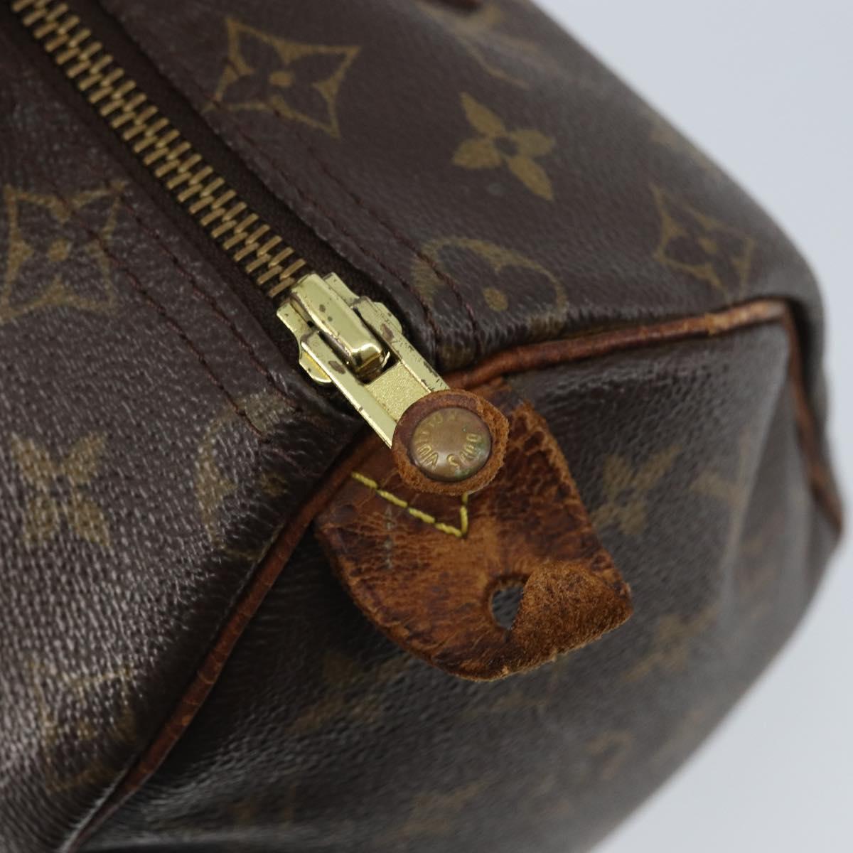 LOUIS VUITTON Monogram Speedy 25 Hand Bag M41528 LV Auth LNZ049