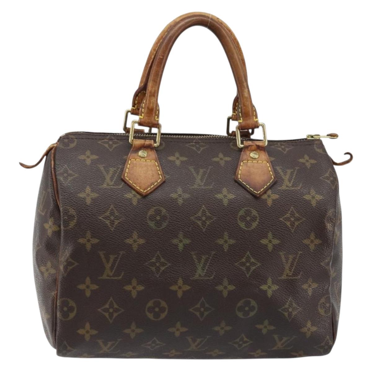 LOUIS VUITTON Monogram Speedy 25 Hand Bag M41528 LV Auth LNZ049