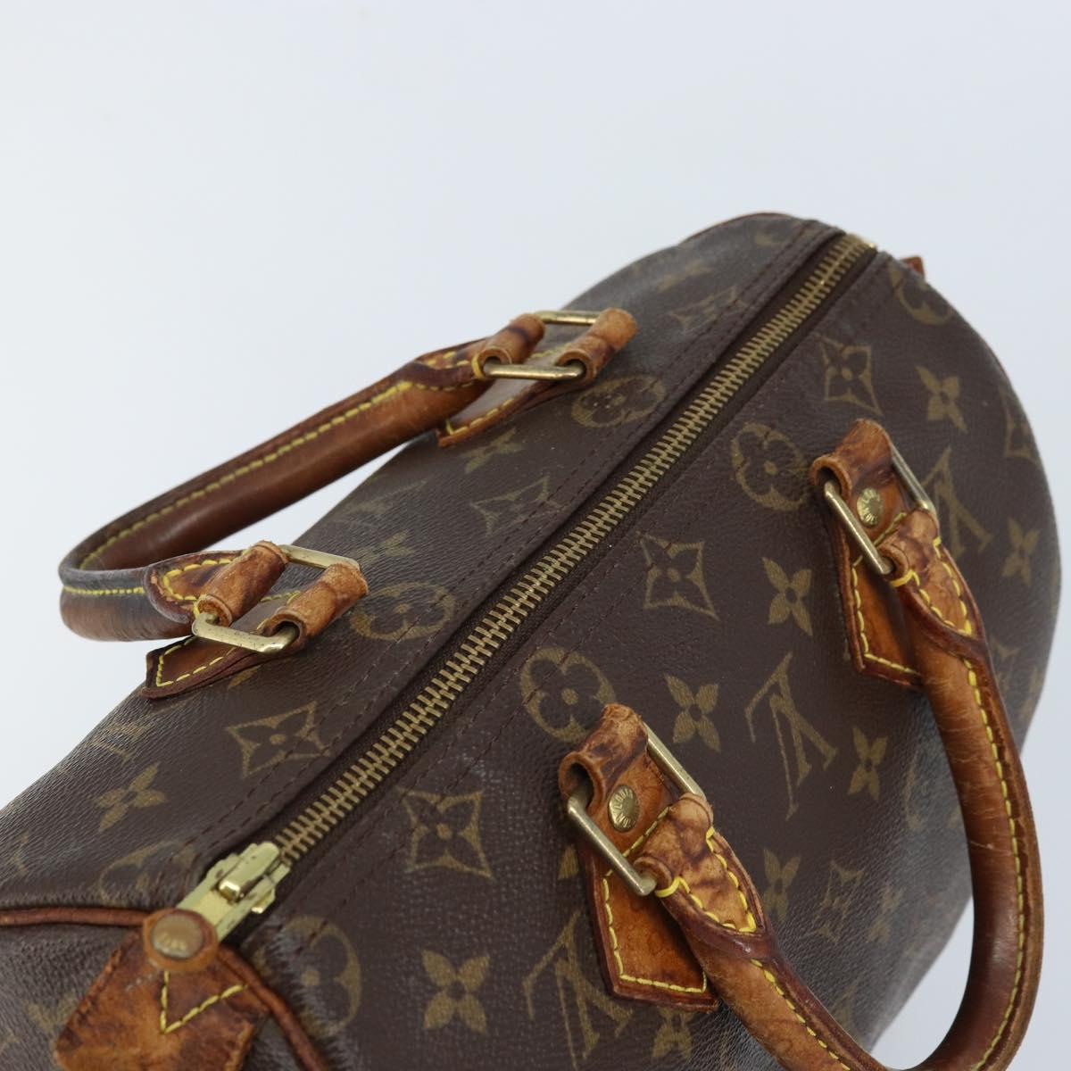 LOUIS VUITTON Monogram Speedy 25 Hand Bag M41528 LV Auth LNZ049