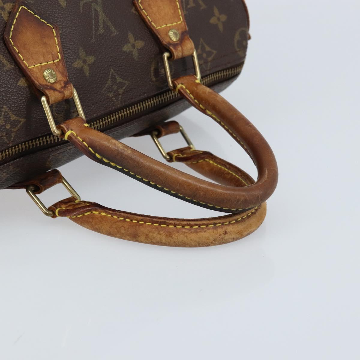 LOUIS VUITTON Monogram Speedy 25 Hand Bag M41528 LV Auth LNZ049