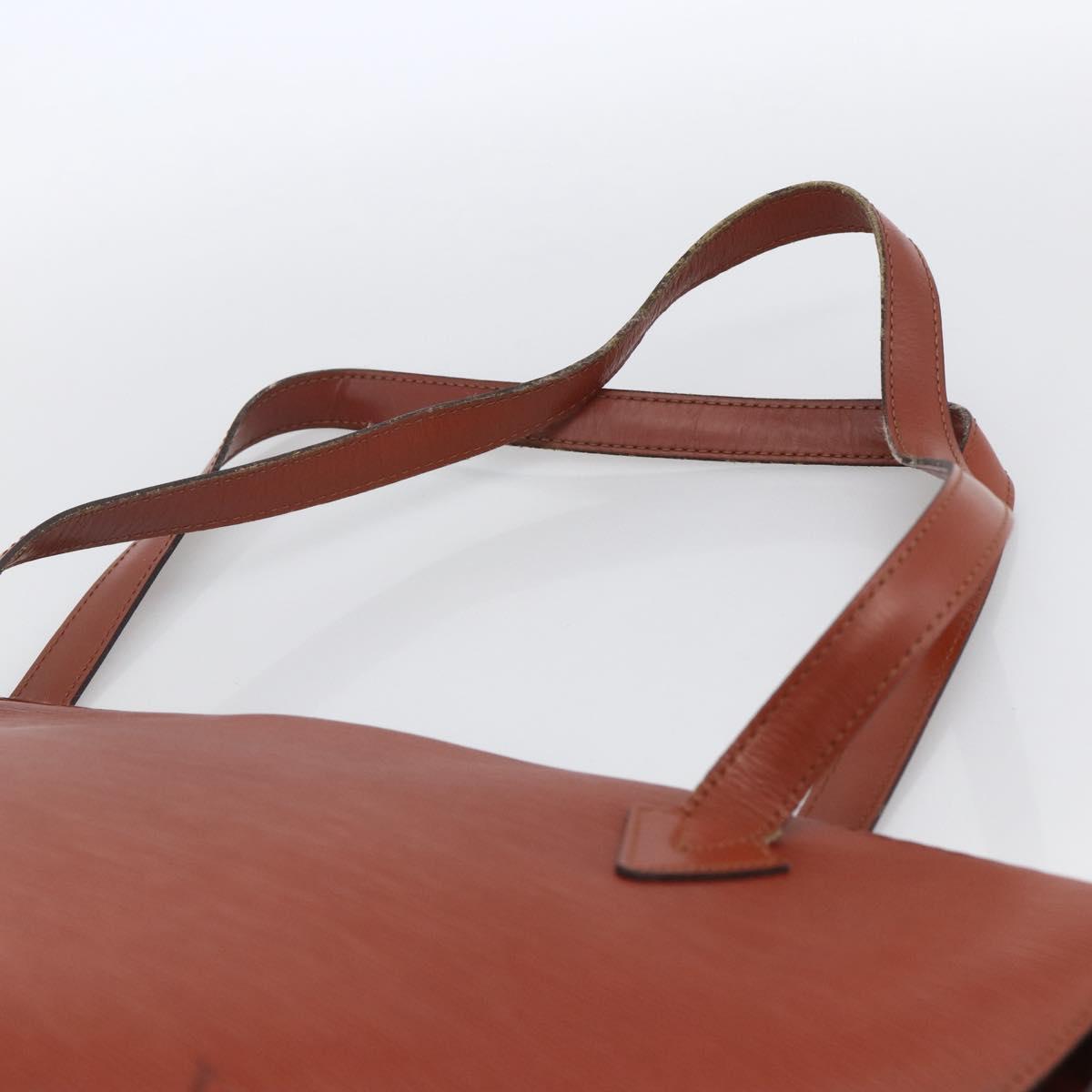 LOUIS VUITTON Epi Saint Jacques Shopping Bag Brown M52263 LV Auth LNZ054