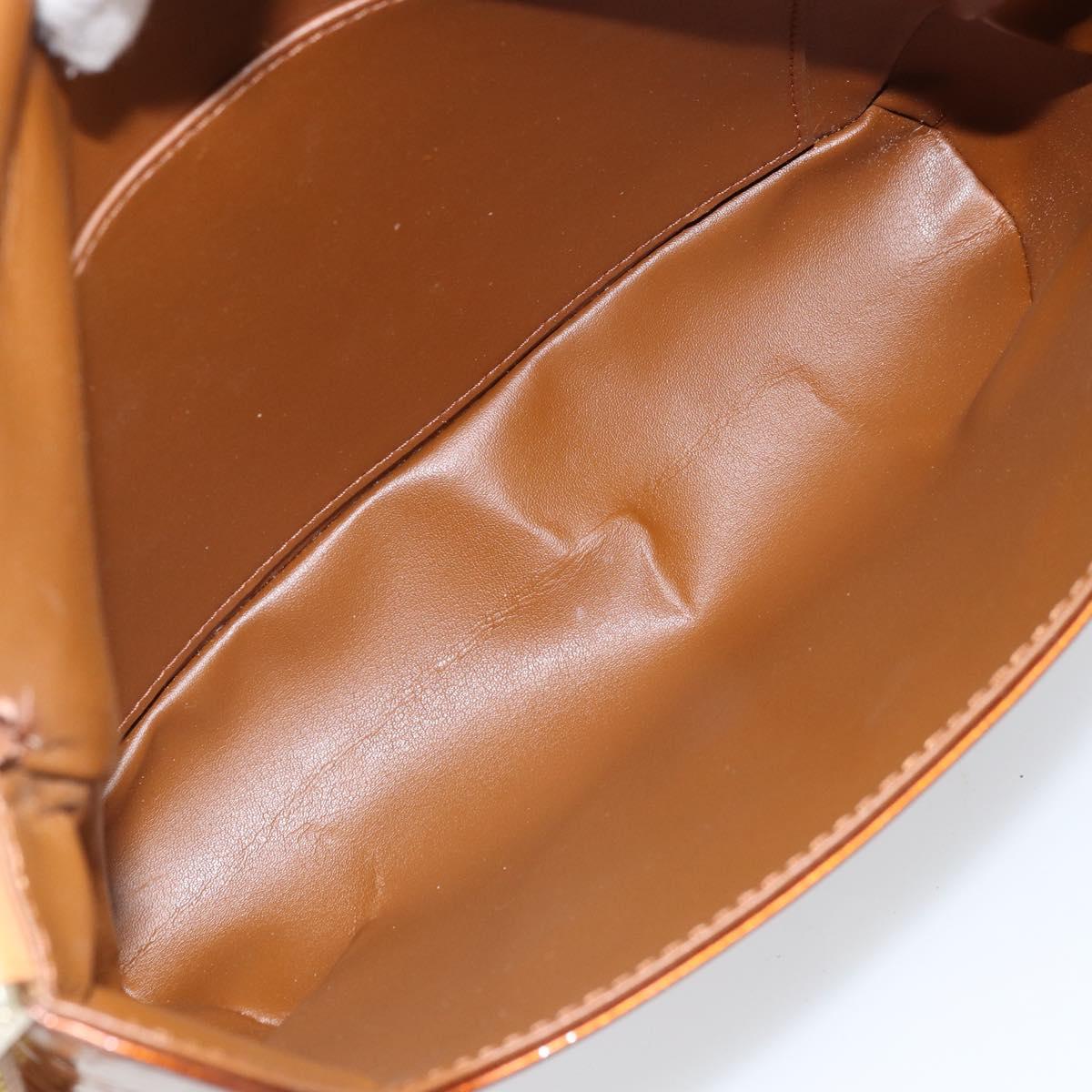 LOUIS VUITTON Monogram Vernis Thompson Street Bag Bronze M91124 LV Auth LNZ063