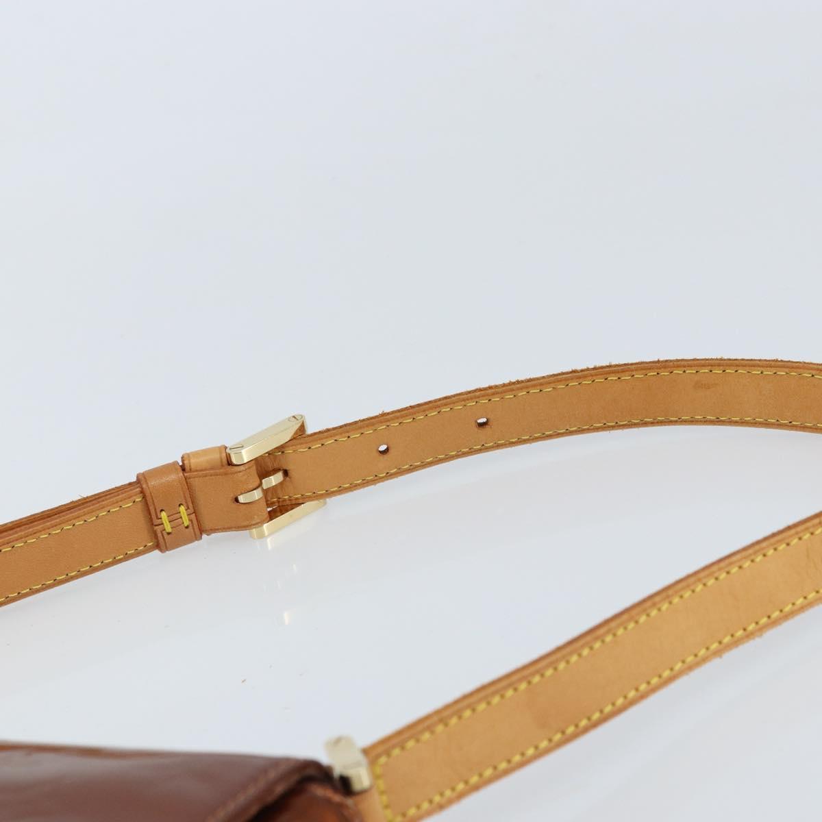 LOUIS VUITTON Monogram Vernis Thompson Street Bag Bronze M91124 LV Auth LNZ063