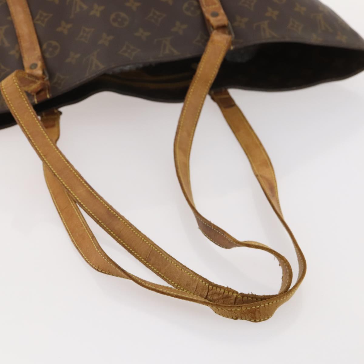 LOUIS VUITTON Monogram Sac Shopping Tote Bag M51108 LV Auth LNZ066