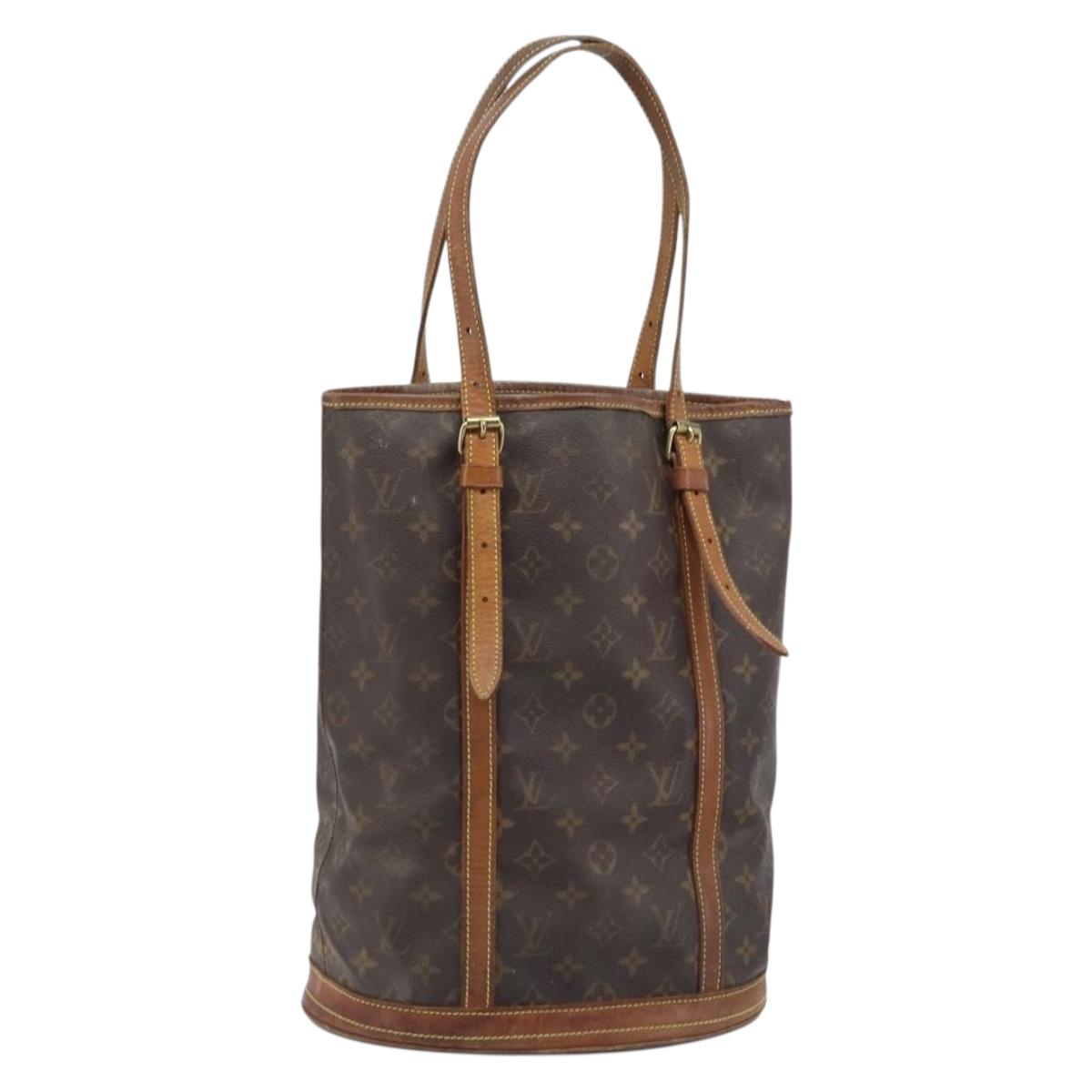LOUIS VUITTON Monogram Bucket GM Shoulder Bag M42236 LV Auth LNZ072