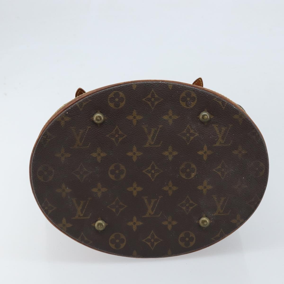 LOUIS VUITTON Monogram Bucket GM Shoulder Bag M42236 LV Auth LNZ072