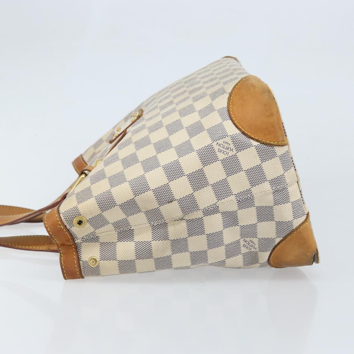 LOUIS VUITTON Damier Azur Hampstead PM Tote Bag N51207 LV Auth LNZ073