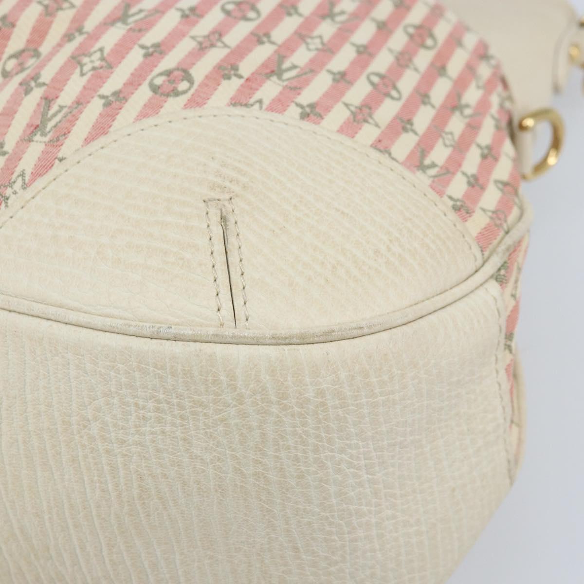 LOUIS VUITTON Mini Lin Marina GM Bag Croisette 2way Pink M95493 LV Auth LNZ087A