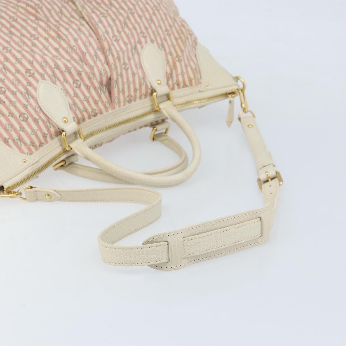 LOUIS VUITTON Mini Lin Marina GM Bag Croisette 2way Pink M95493 LV Auth LNZ087A