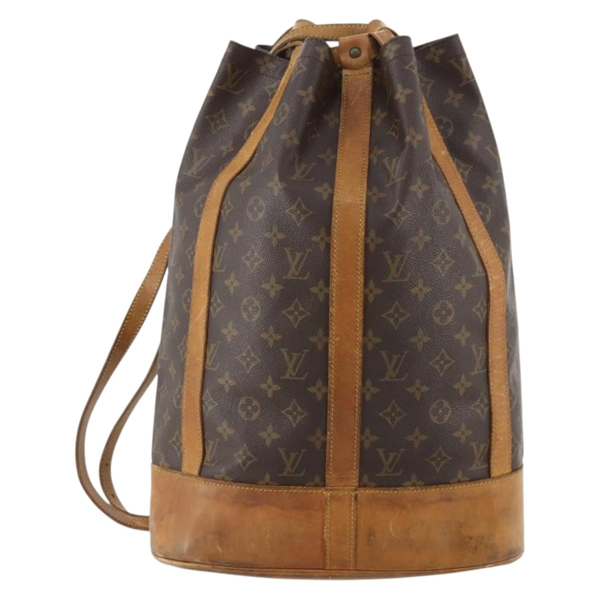 LOUIS VUITTON Monogram Randonnee GM Shoulder Bag M42244 LV Auth LNZ091