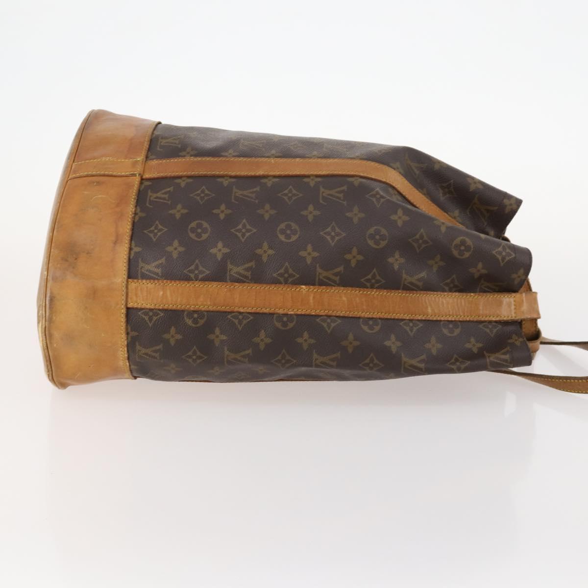 LOUIS VUITTON Monogram Randonnee GM Shoulder Bag M42244 LV Auth LNZ091