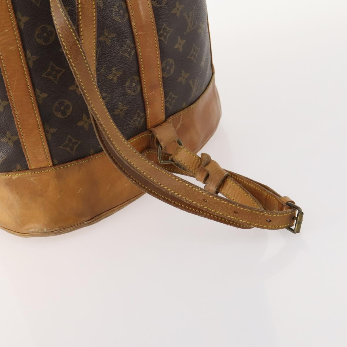 LOUIS VUITTON Monogram Randonnee GM Shoulder Bag M42244 LV Auth LNZ091
