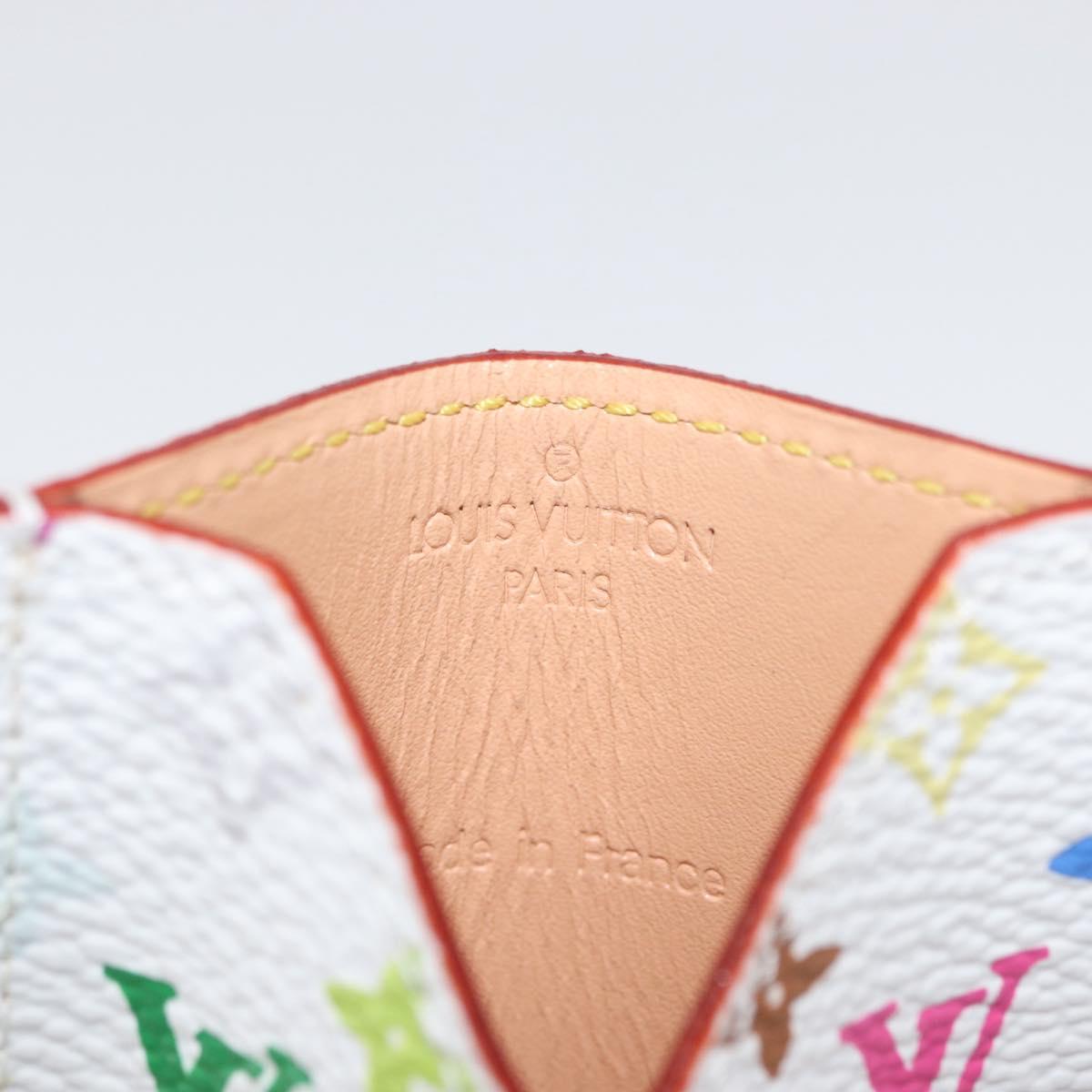 LOUIS VUITTON Monogram Multicolor Etui Miroir White M92651 LV Auth LNZ1007V