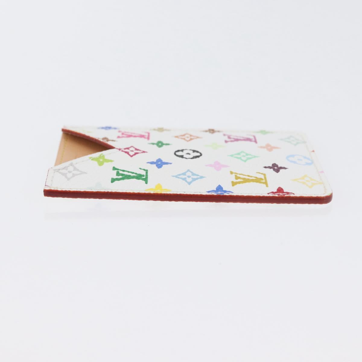 LOUIS VUITTON Monogram Multicolor Etui Miroir White M92651 LV Auth LNZ1007V