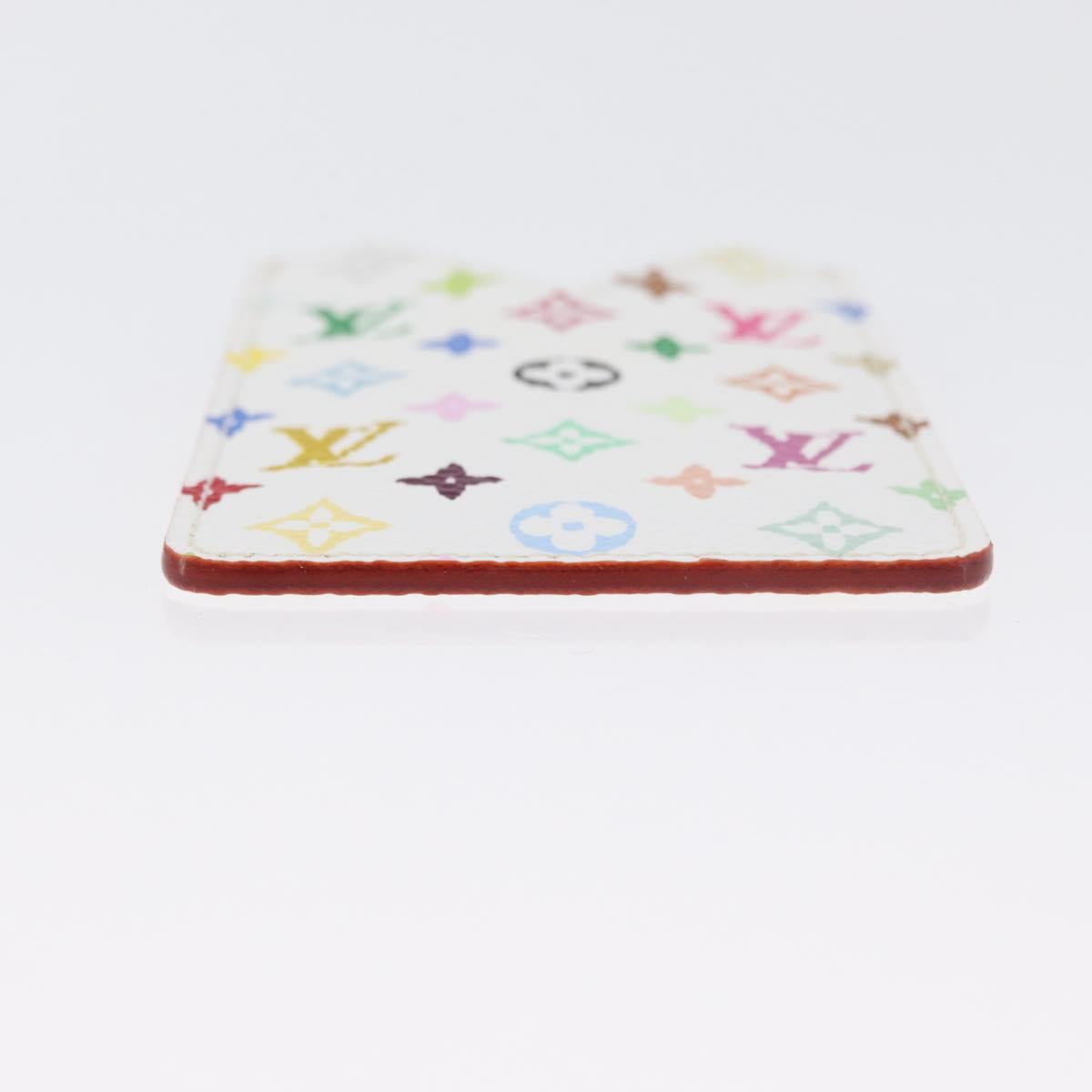 LOUIS VUITTON Monogram Multicolor Etui Miroir White M92651 LV Auth LNZ1007V