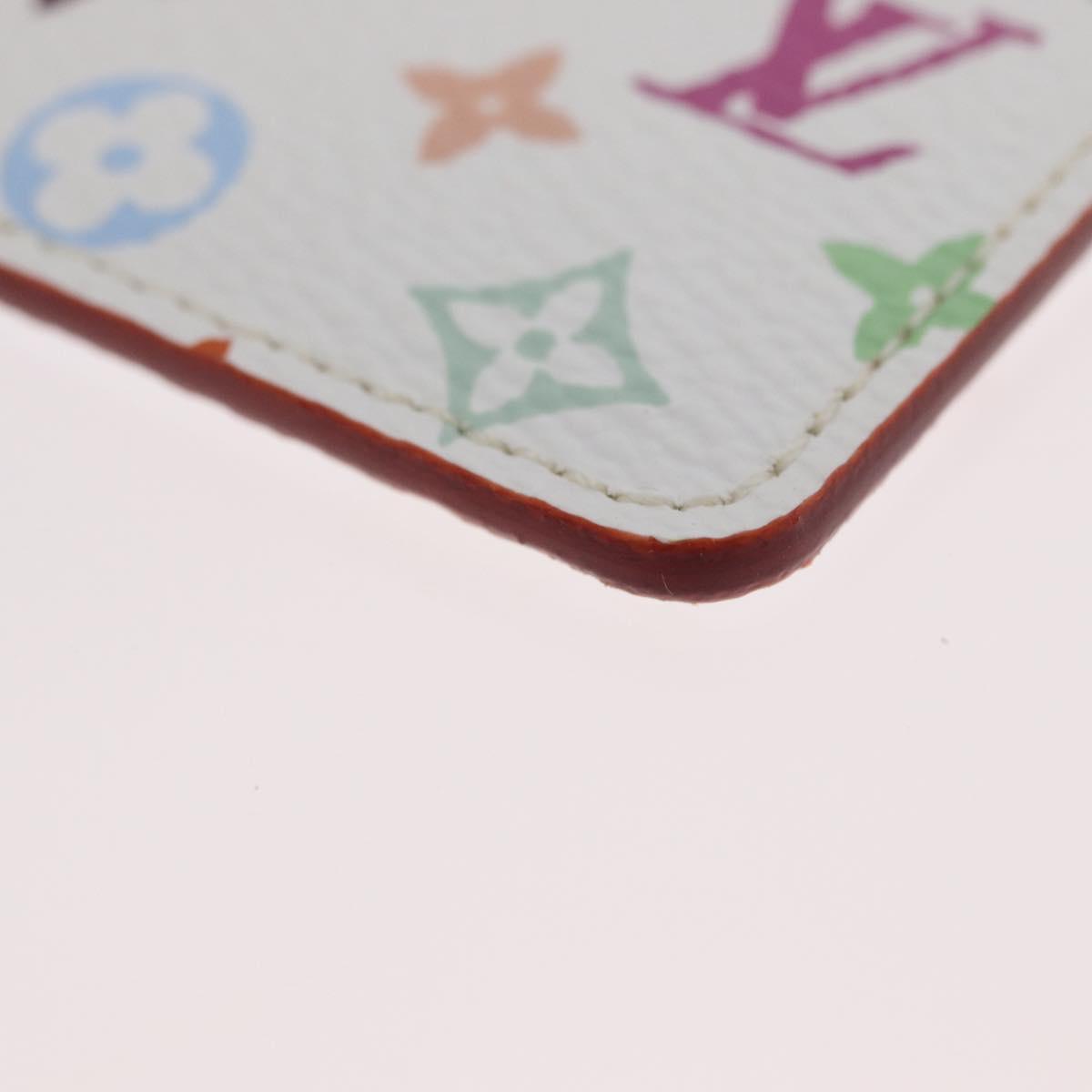 LOUIS VUITTON Monogram Multicolor Etui Miroir White M92651 LV Auth LNZ1007V