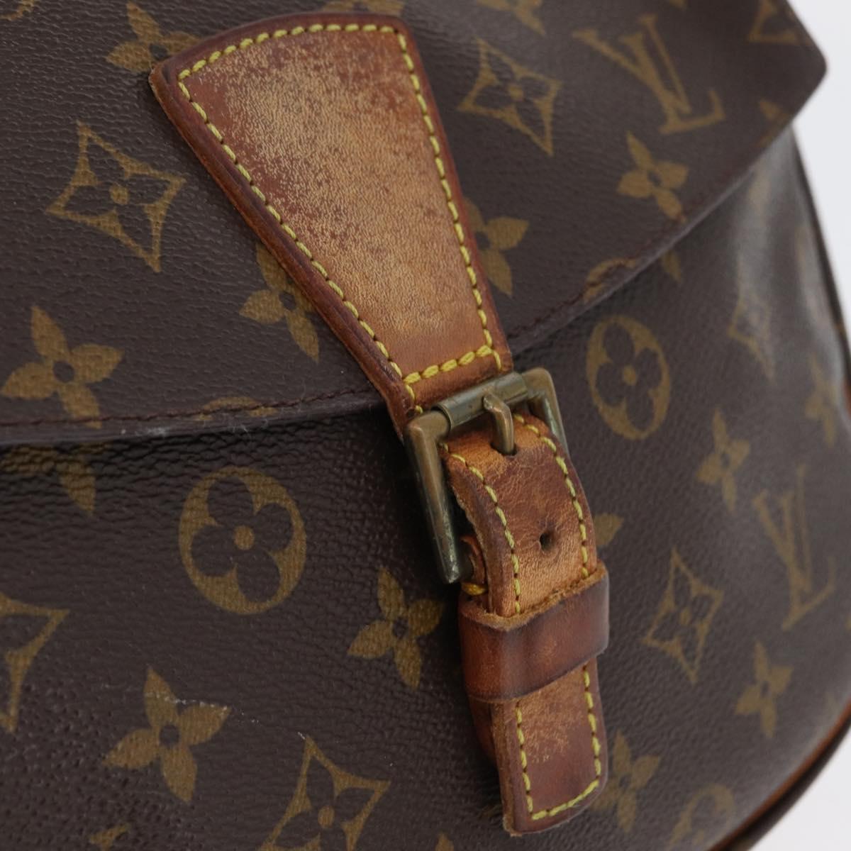 LOUIS VUITTON Monogram Jeune Fille GM Shoulder Bag M51225 LV Auth LNZ101