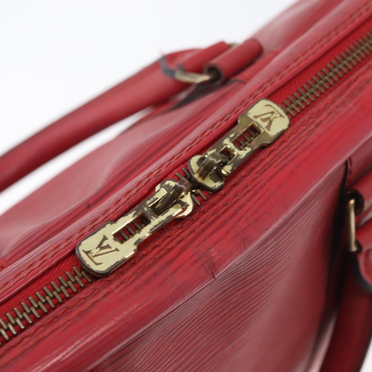 LOUIS VUITTON Epi Porte Documents Voyage Business Bag Red M54477 LV Auth LNZ1011