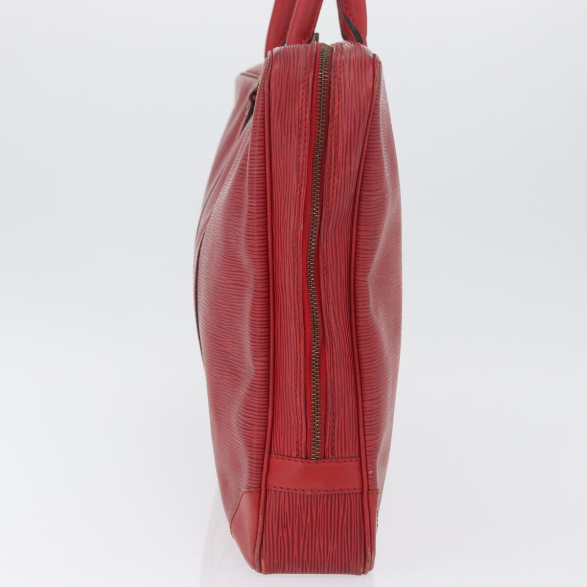 LOUIS VUITTON Epi Porte Documents Voyage Business Bag Red M54477 LV Auth LNZ1011