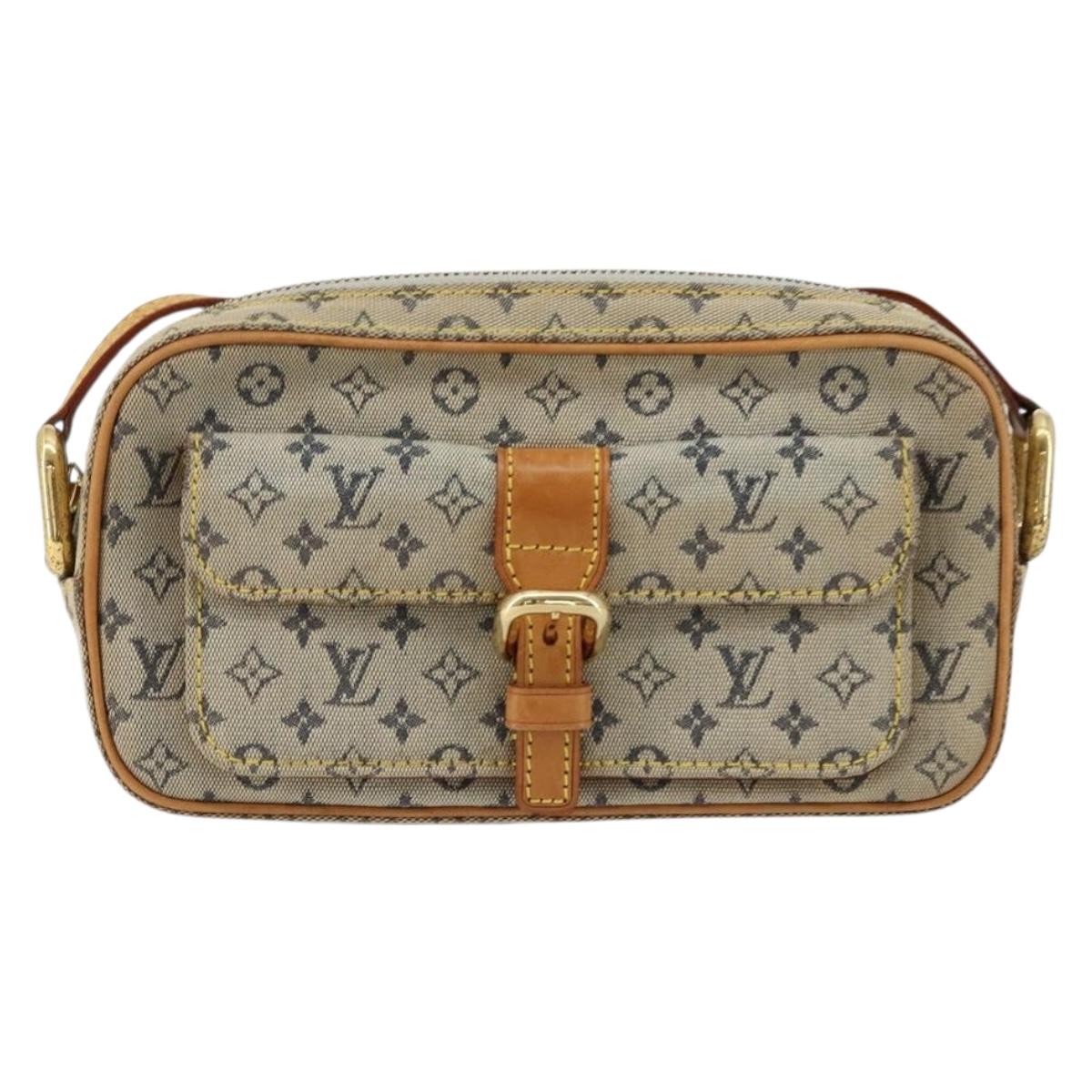 LOUIS VUITTON Monogram Mini Juliet MM Shoulder Bag Blue M92004 LV Auth LNZ102