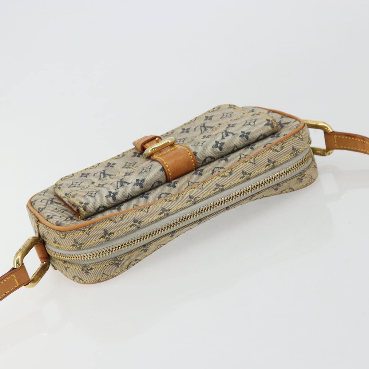 LOUIS VUITTON Monogram Mini Juliet MM Shoulder Bag Blue M92004 LV Auth LNZ102