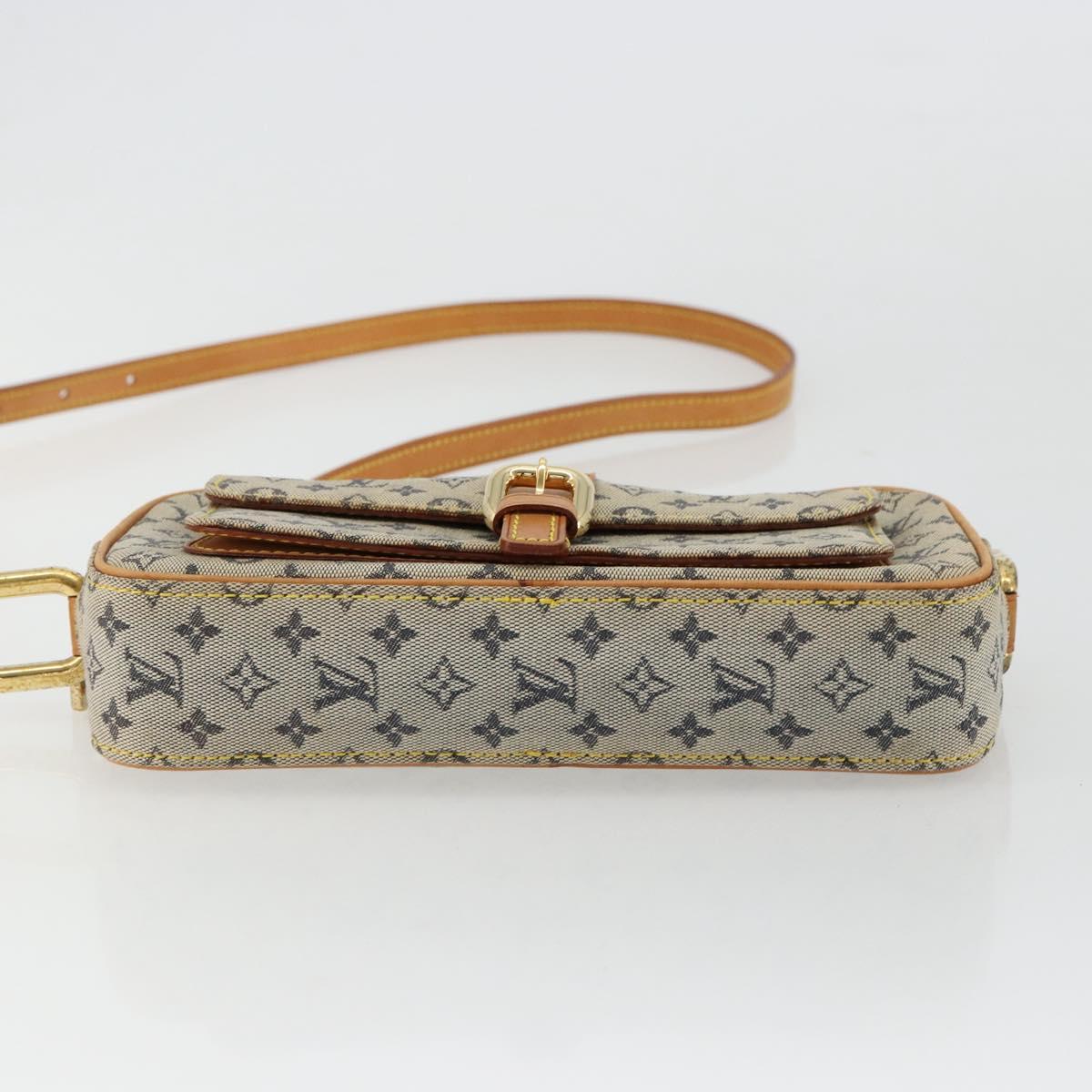 LOUIS VUITTON Monogram Mini Juliet MM Shoulder Bag Blue M92004 LV Auth LNZ102