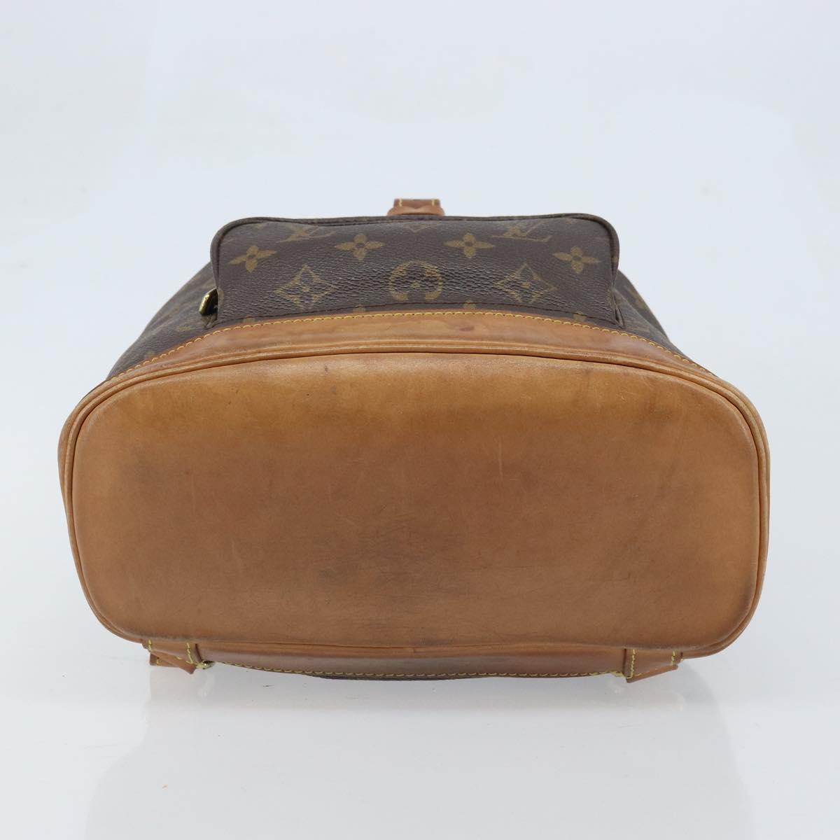 LOUIS VUITTON Monogram Montsouris MM Backpack M51136 LV Auth BSZ653