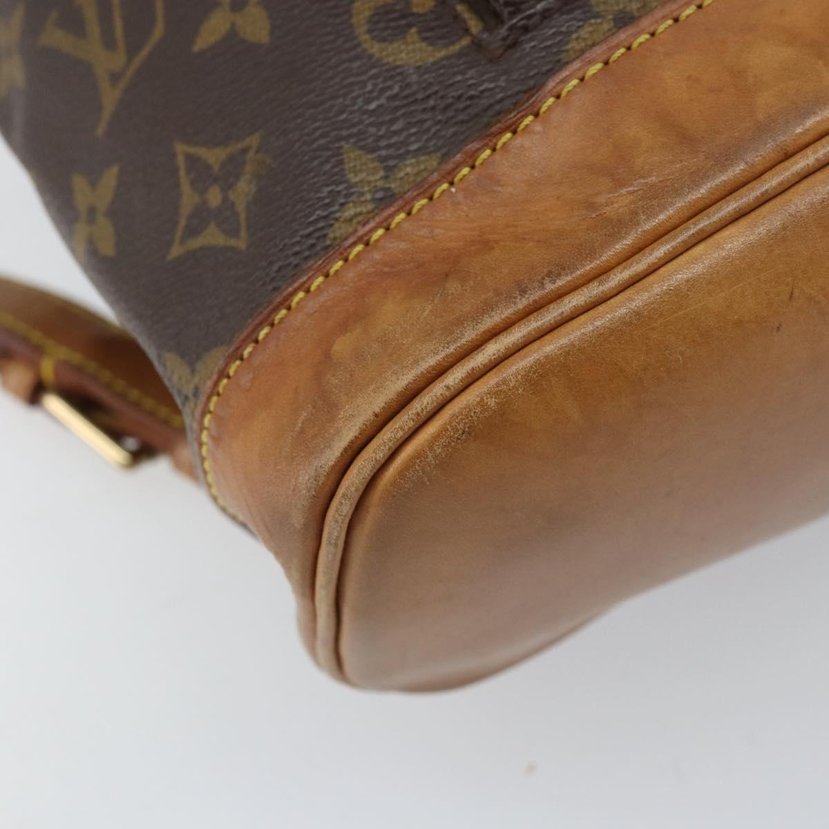 LOUIS VUITTON Monogram Montsouris MM Backpack M51136 LV Auth BSZ653