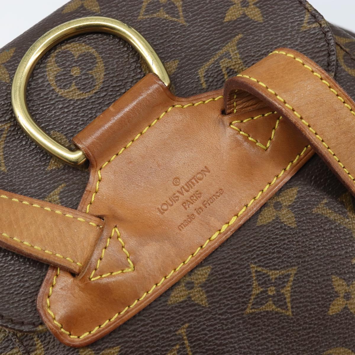 LOUIS VUITTON Monogram Montsouris MM Backpack M51136 LV Auth BSZ653